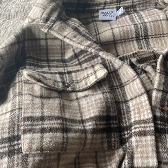 Button up plaid jacket - Picture 2 of 2